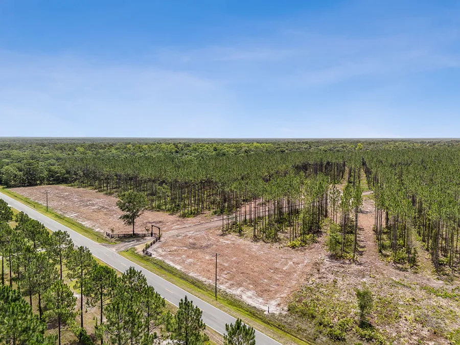 Bray Tract Lot 2 Aerial Road